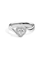 Ring Recarlo Woman in White Gold Diamante R67SC002/023-15